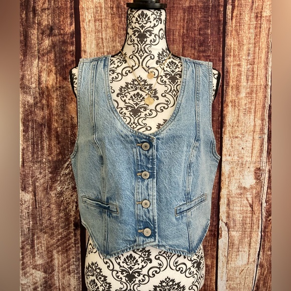 LUCKY BRAND | NWT Women’s Denim Vest - Picture 3 of 11